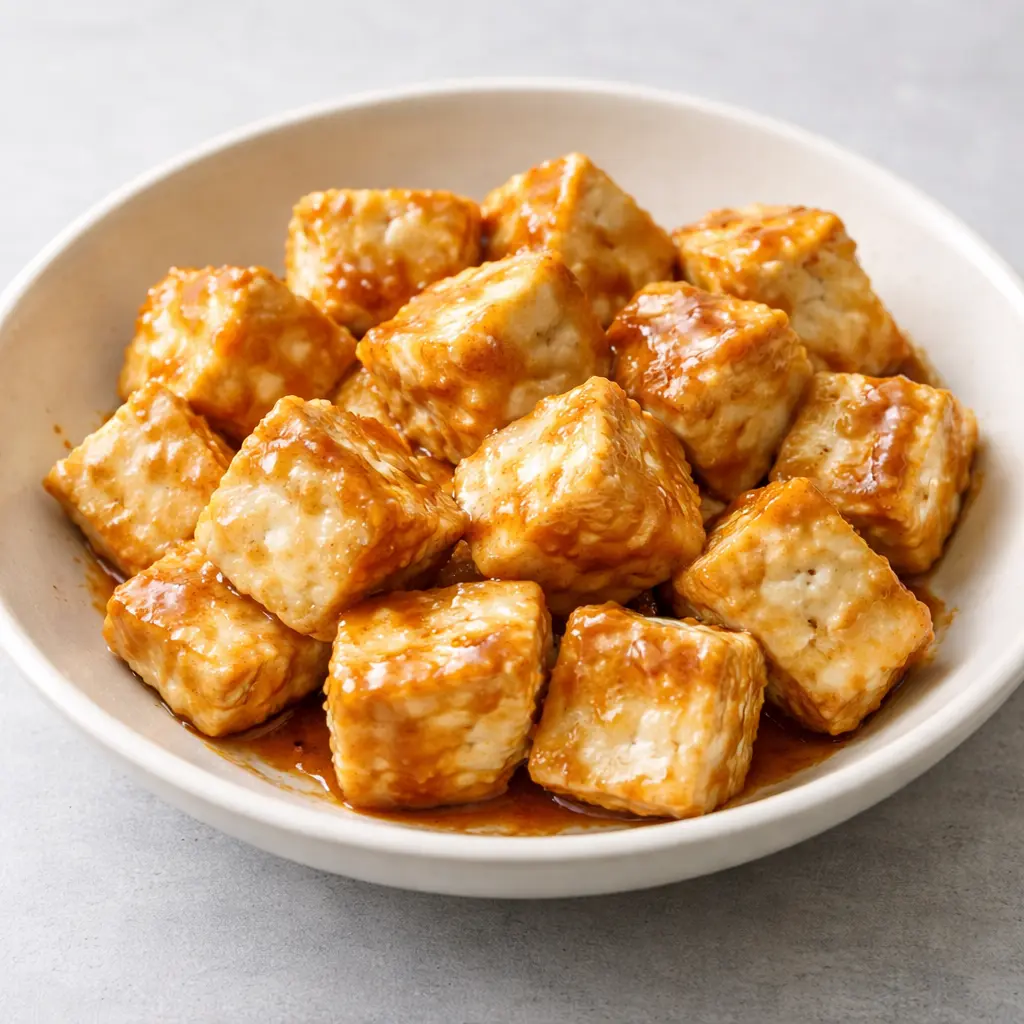 豆腐の味噌マヨ炒め