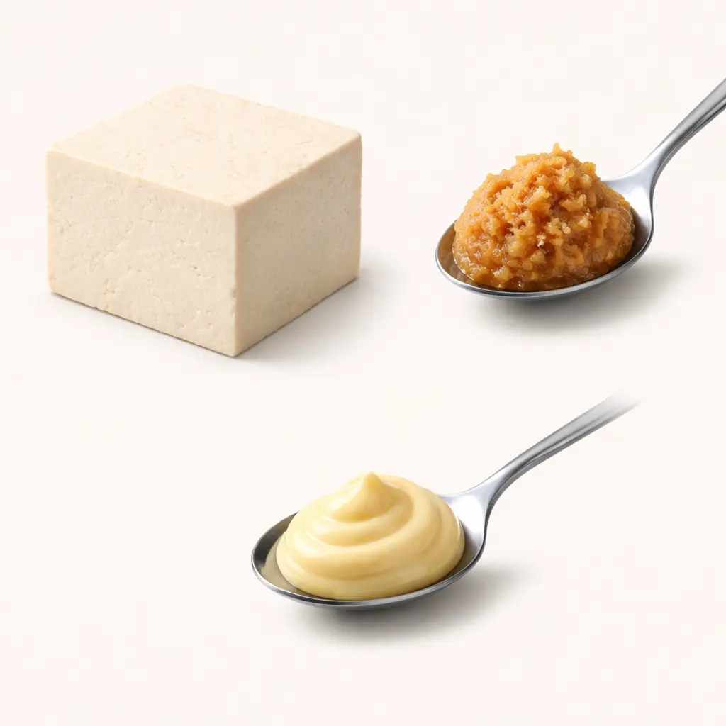 豆腐の味噌マヨ炒めの材料